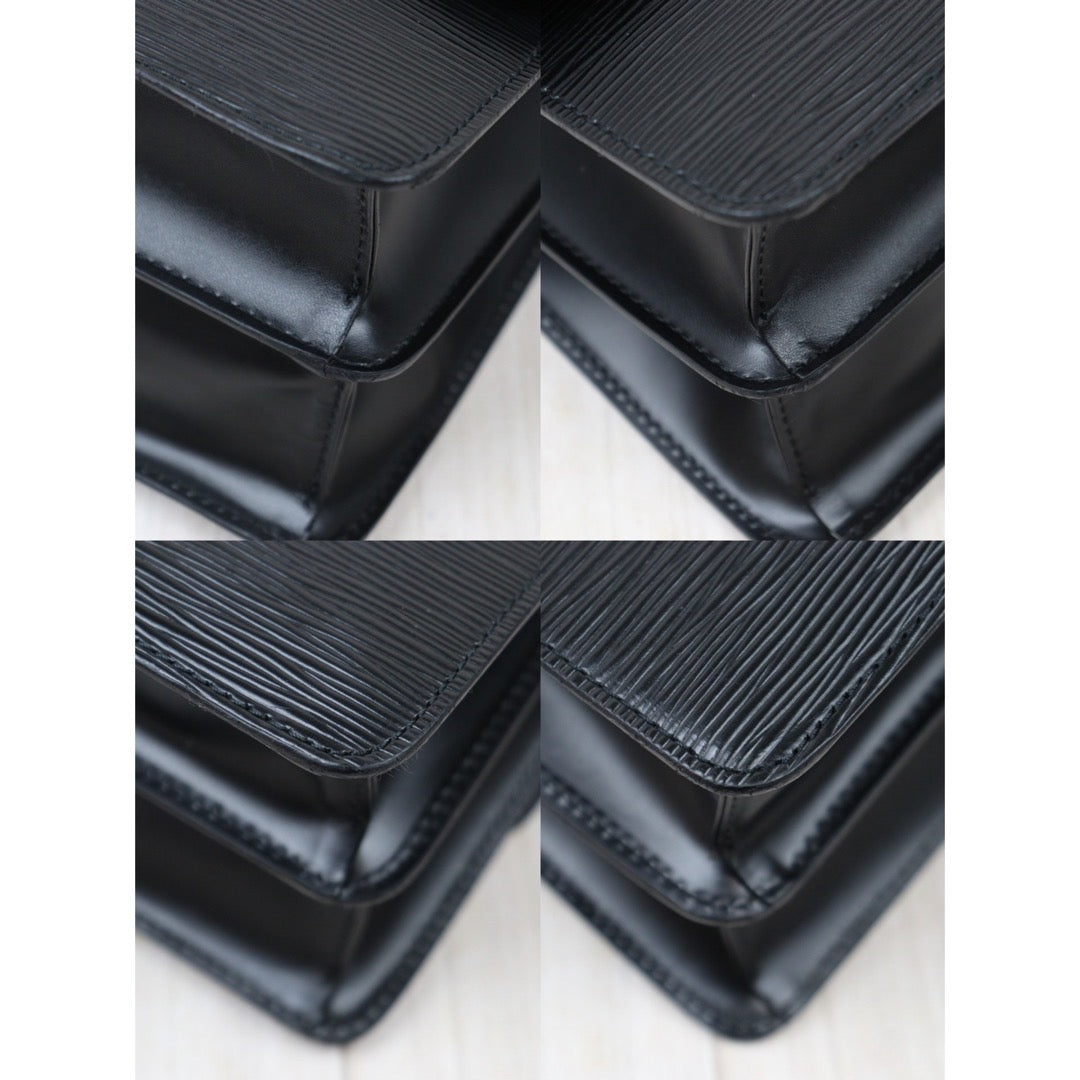 Rank AB｜ LV Epi Shoulder Bag Black｜24052321