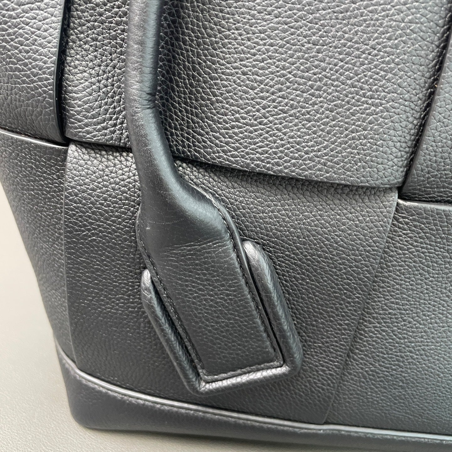 Bottega Veneta Calf Leather Arcoe  HandBag Black