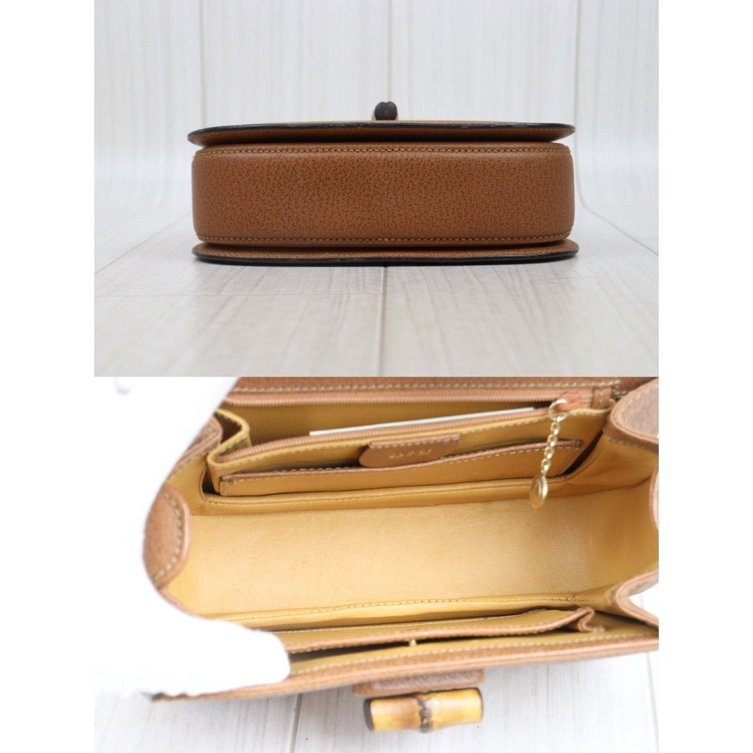 Very Good ( Rank A) ｜ GUCCI Vintage Bamboo Hand Bag  Brown ｜25060302