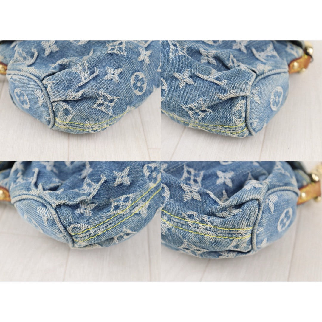 Include Entrupy Certificate of Authenticity｜Good ( Rank AB)｜Louis Vuitton Monogram Denim Mini Pleaty  ShoulderBag｜Z26092908