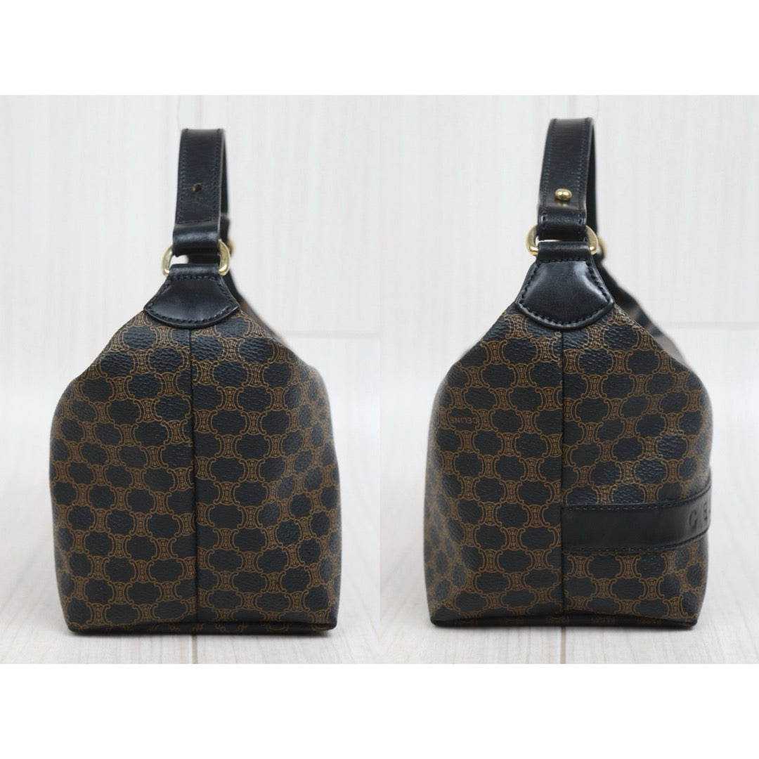 Include Entrupy Certificate of Authenticity｜Very Good ( Rank A)｜ CELINE Macadam Vanity Classic Handbag ｜26070902
