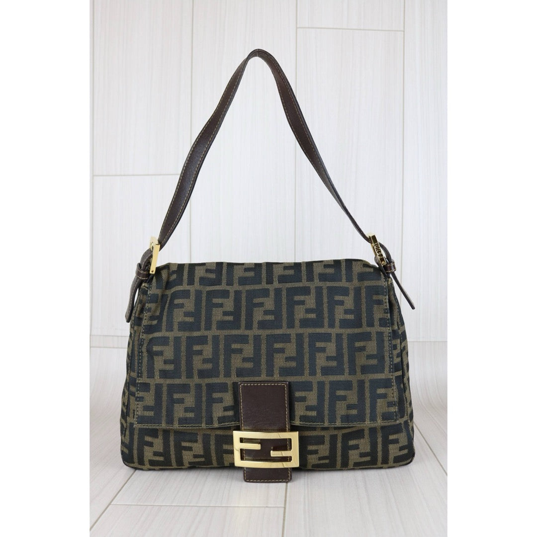 Good ( Rank AB)｜ FENDI Zucca Mamma Baguette Shoulder Bag｜S25112912
