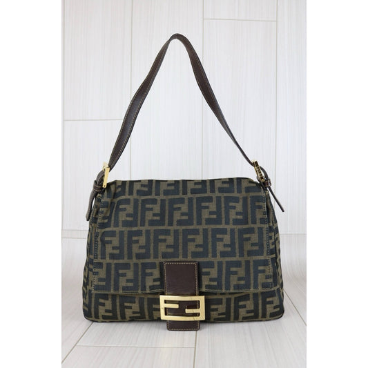 Good ( Rank AB)｜ FENDI Zucca Mamma Baguette Shoulder Bag｜S25112912