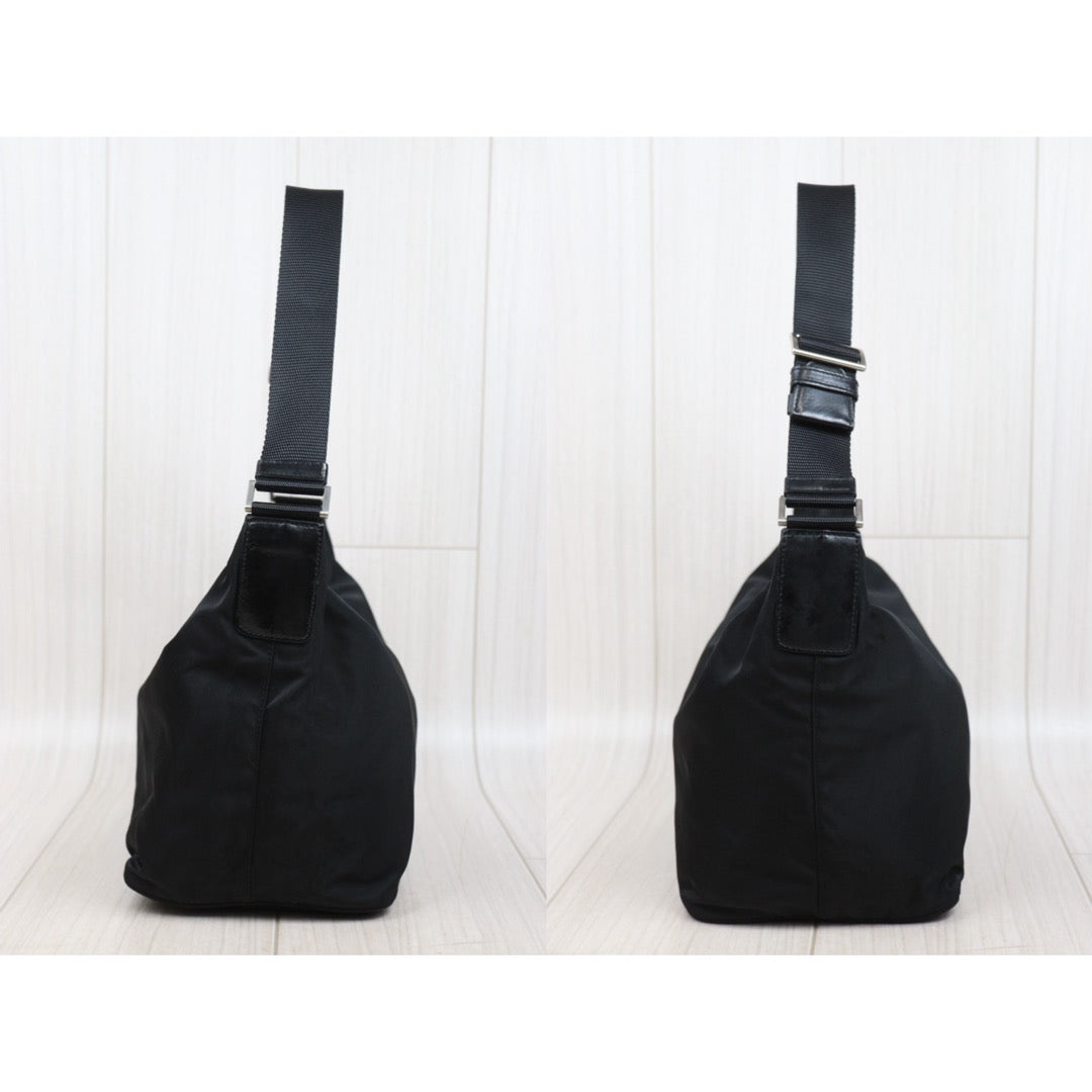 Good ( Rank AB)｜Prada Nylon ShoulderBag Black｜V25061206