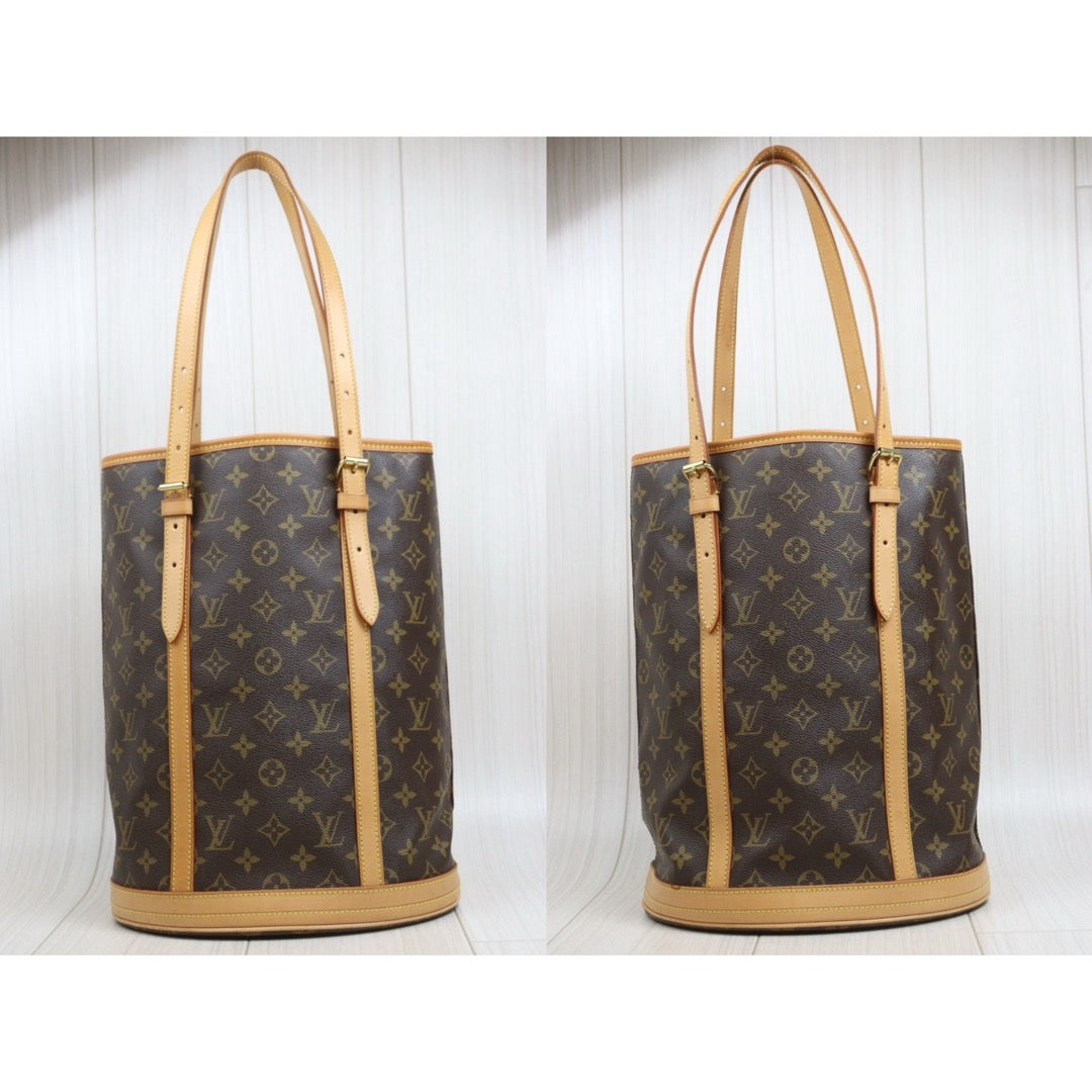 Include Entrupy Certificate of Authenticity｜Good ( Rank AB)｜LV Monogram Bucket GM Tote Bag｜26093001