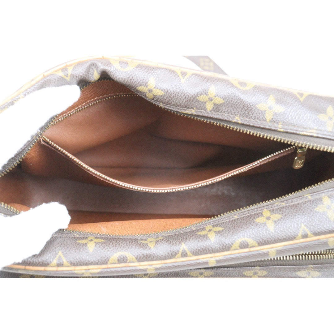 Include Entrupy Certificate of Authenticity｜Fair ( Rank B) ｜ Louis Vuitton Monogram Nile Shoulder Bag｜26011307
