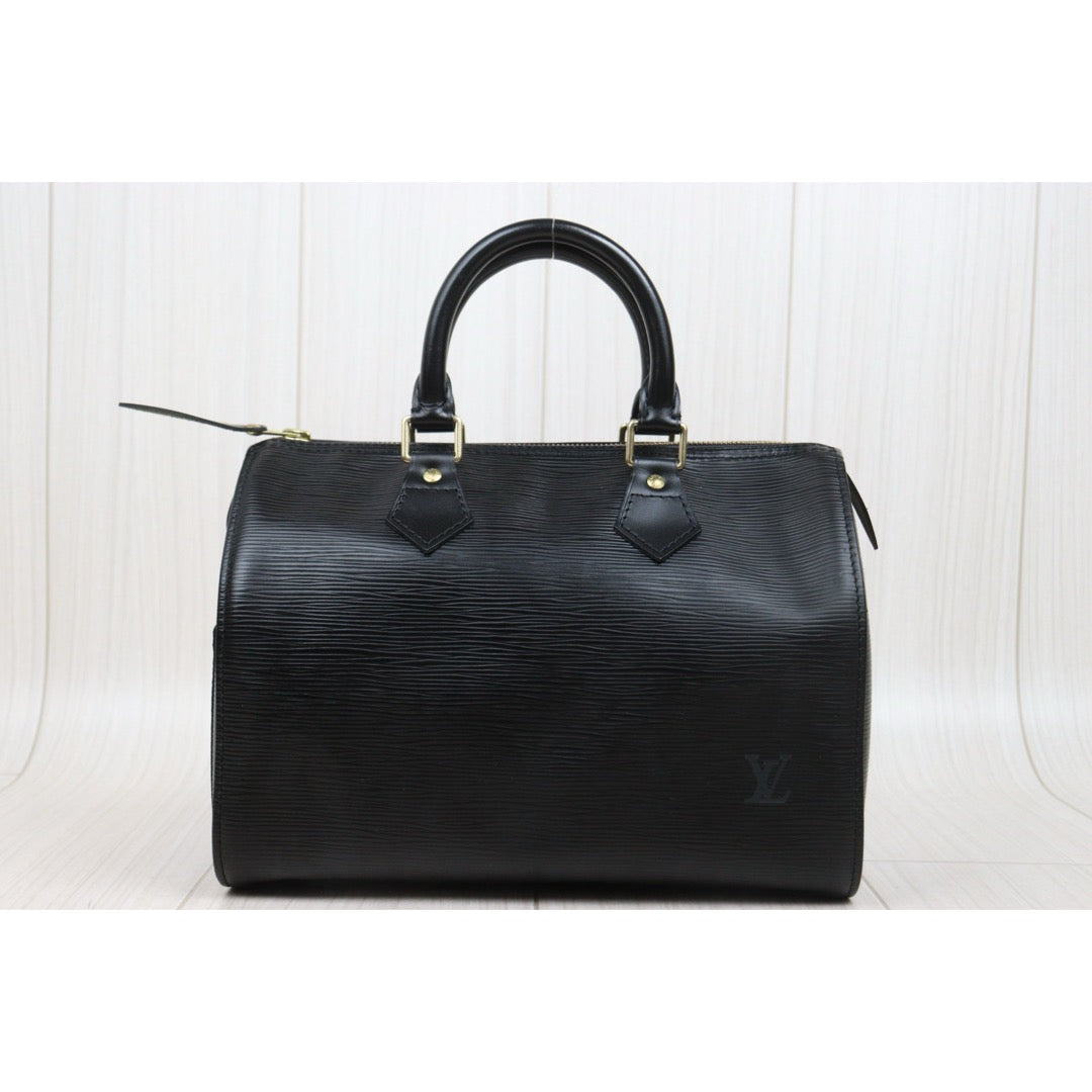 Good ( Rank AB)｜ LV Epi Speedy 25 Hand Bag Black｜25111205