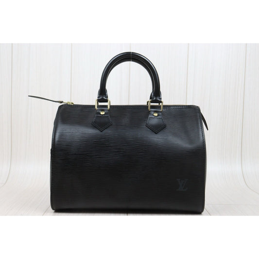 Good ( Rank AB)｜ LV Epi Speedy 25 Hand Bag Black｜25111205