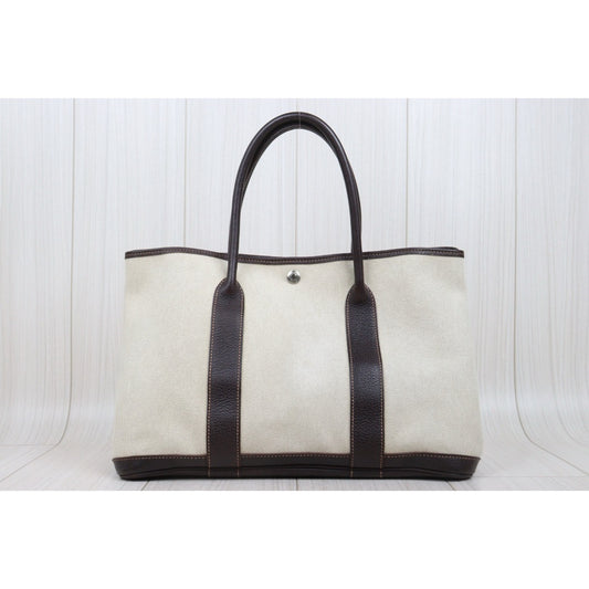 Good ( Rank AB)｜ HERMES Garden Party PM Handbag □G Stamp Made In 2003 Year｜25111407