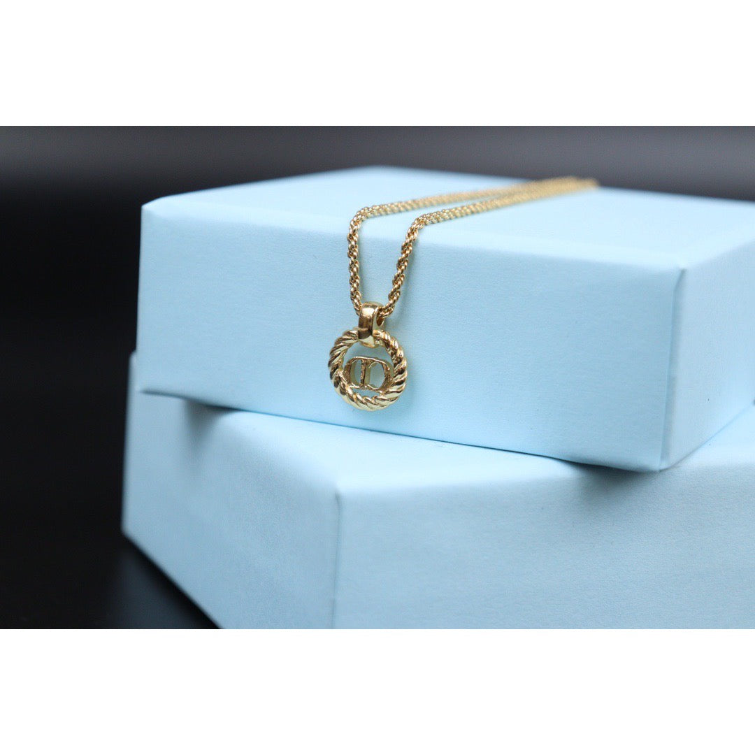 Rank SA ｜ Dior CD Necklace Gold Plated ｜24030741