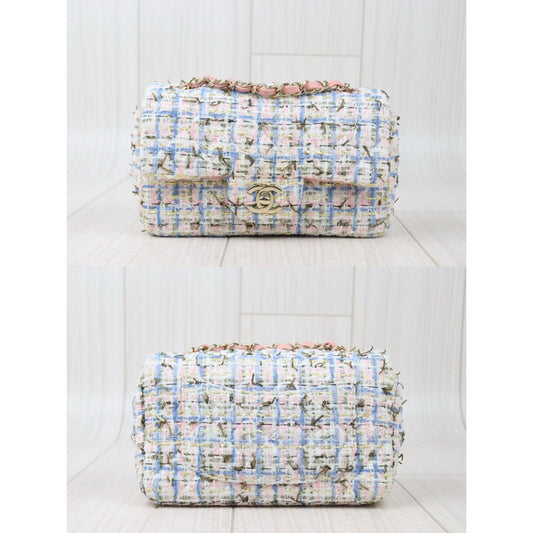 Include Entrupy Certificate of Authenticity｜Good ( Rank AB) ｜ CHANEL Canvas  Mini Flap 20 Shoulder Bag  Made In 2019Year｜W24080908