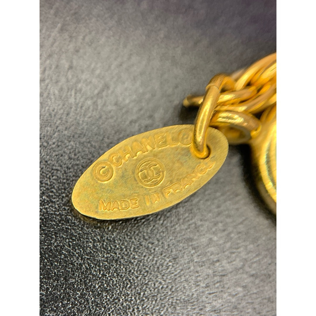 Very Good ( Rank A)｜CHANEL COCO Mark 24K Gold Plated Necklace｜V25061907