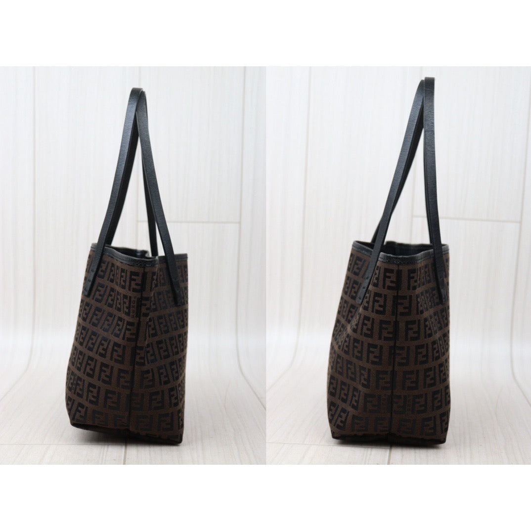 Rank A｜ FENDI Zucca Tote Bag With Pouch ｜V24052807