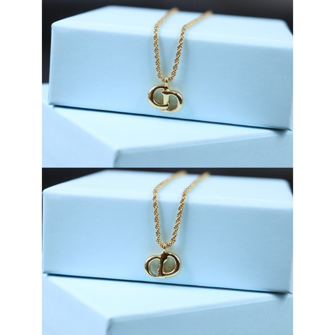 Very Good ( Rank A) ｜ Dior Earring Necklace Set Gold｜24082213