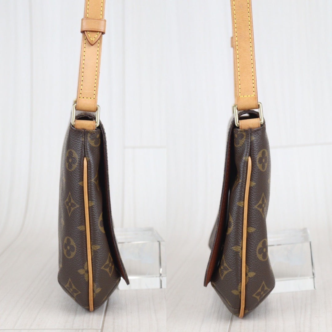 Rank A ｜ LV Monogram Musette Tango Shoulder Bag｜23091805