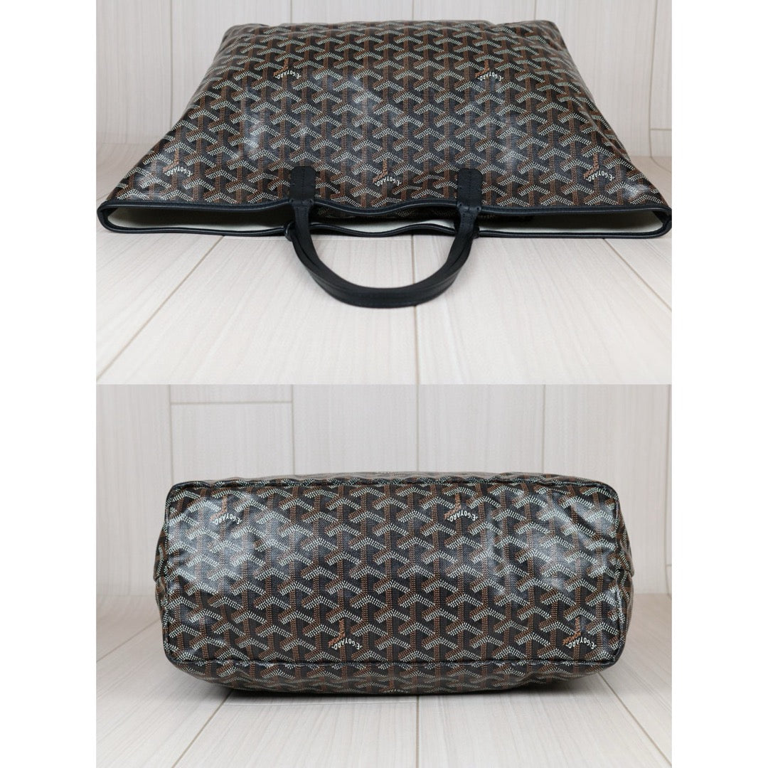 Very Good ( Rank A) ｜ Goyard Saint-Louis PM Tote Bag Black｜S24071438