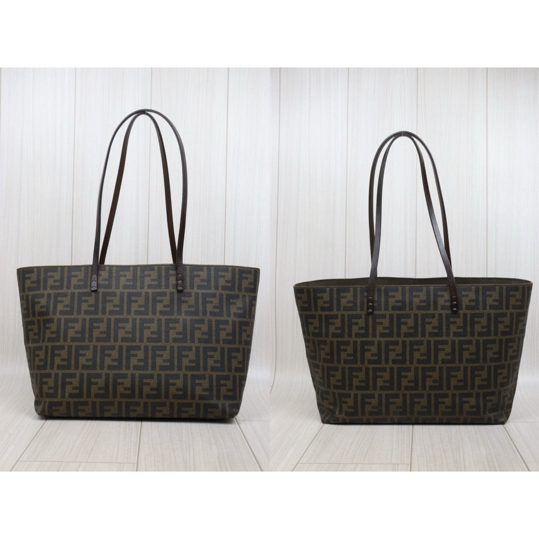 Good ( Rank AB)｜ FENDI Zucca Mamma PVC Baguette Tote Bag｜25122312