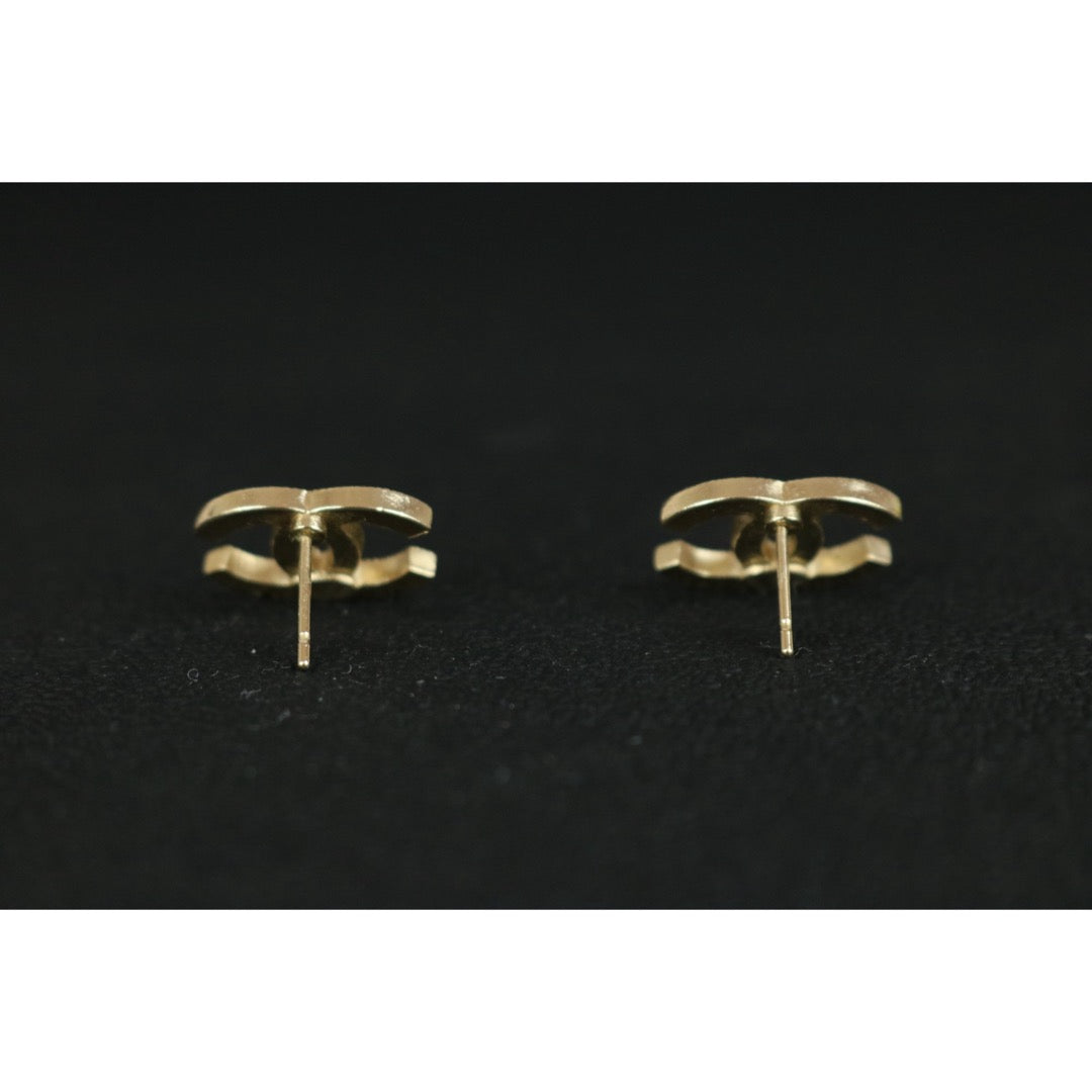 Very Good ( Rank A) ｜CHANEL COCO Mark Rhinestone Earrings Made In 2014Year｜S25121110