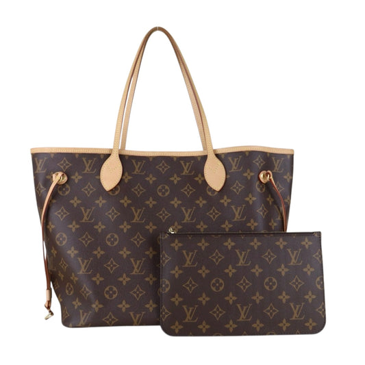 Include Entrupy Certificate of Authenticity｜Very Good ( Rank A)｜ Louis Vuitton Monogram Neverful MM ShoulderBag With Pouch  IC Chips Model｜S26052514