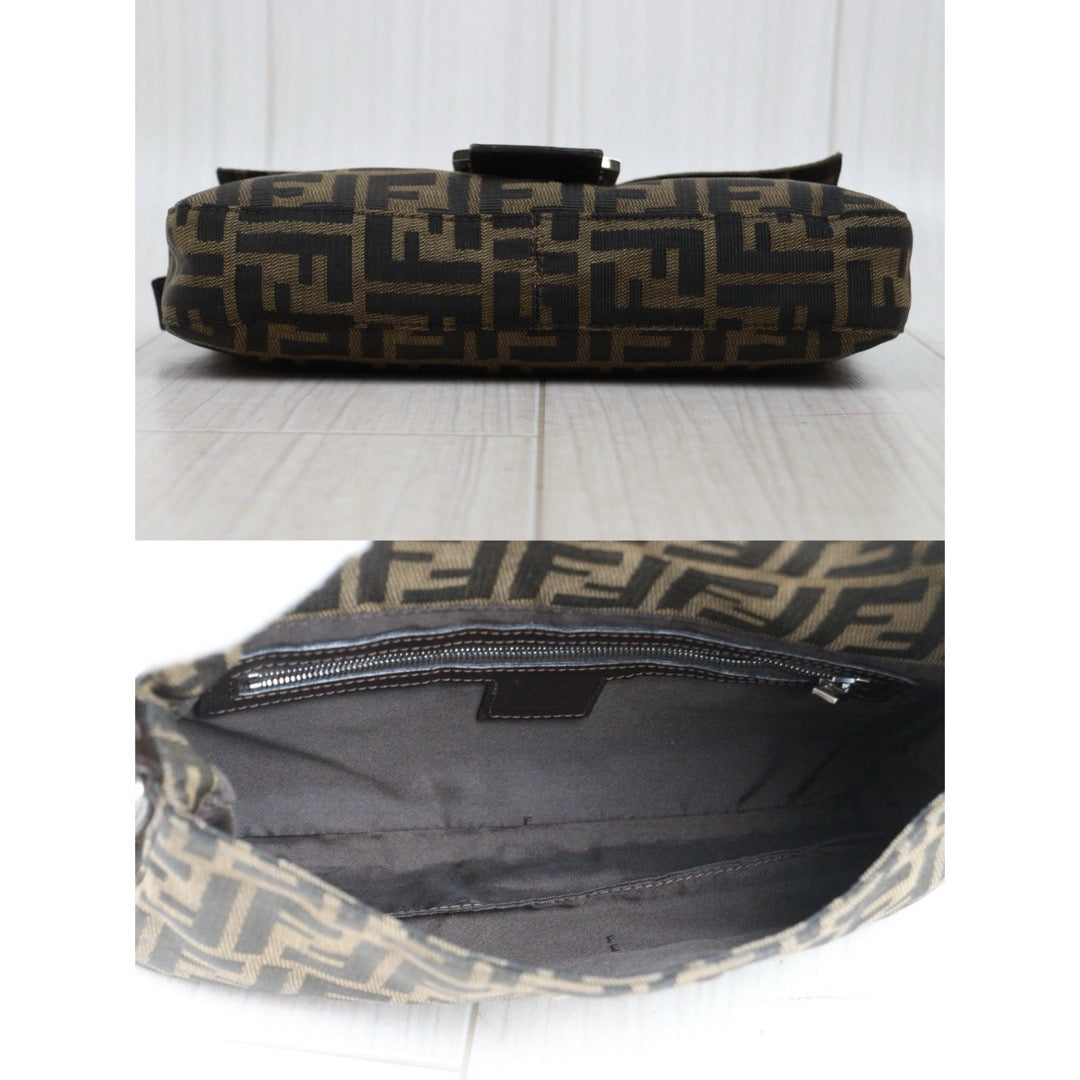 Good ( Rank AB) ｜ FENDI Zucca Mamma Baguette Shoulder Bag ｜S25110403