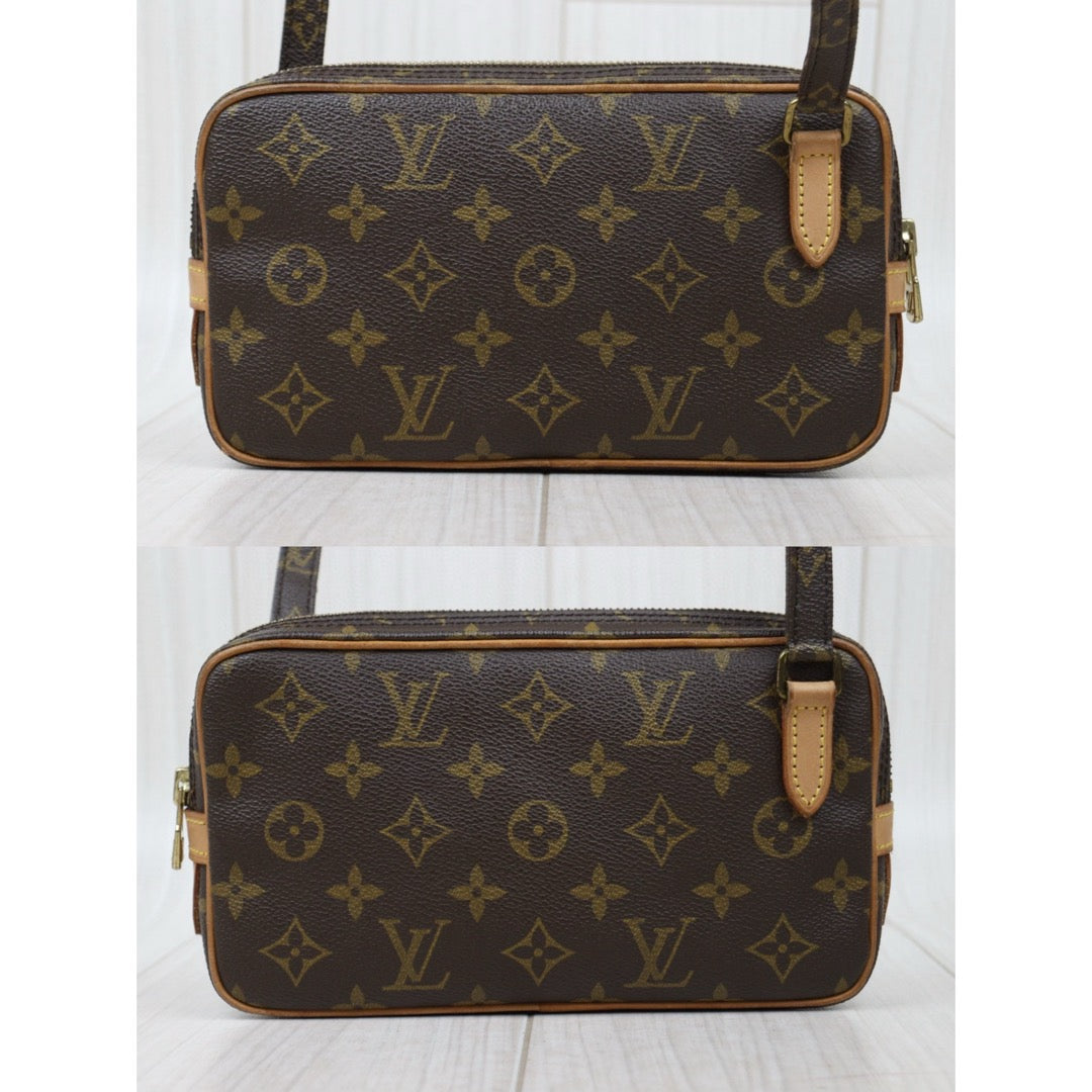Good ( Rank AB)｜LV Monogram Pochette Marley Bandolier Shoulder Bag｜25022609