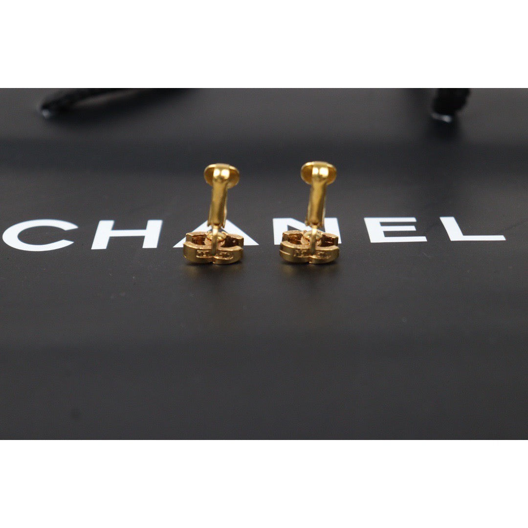 Rank A ｜CHANEL COCO Earrings 18k Gold Plated ｜24062019