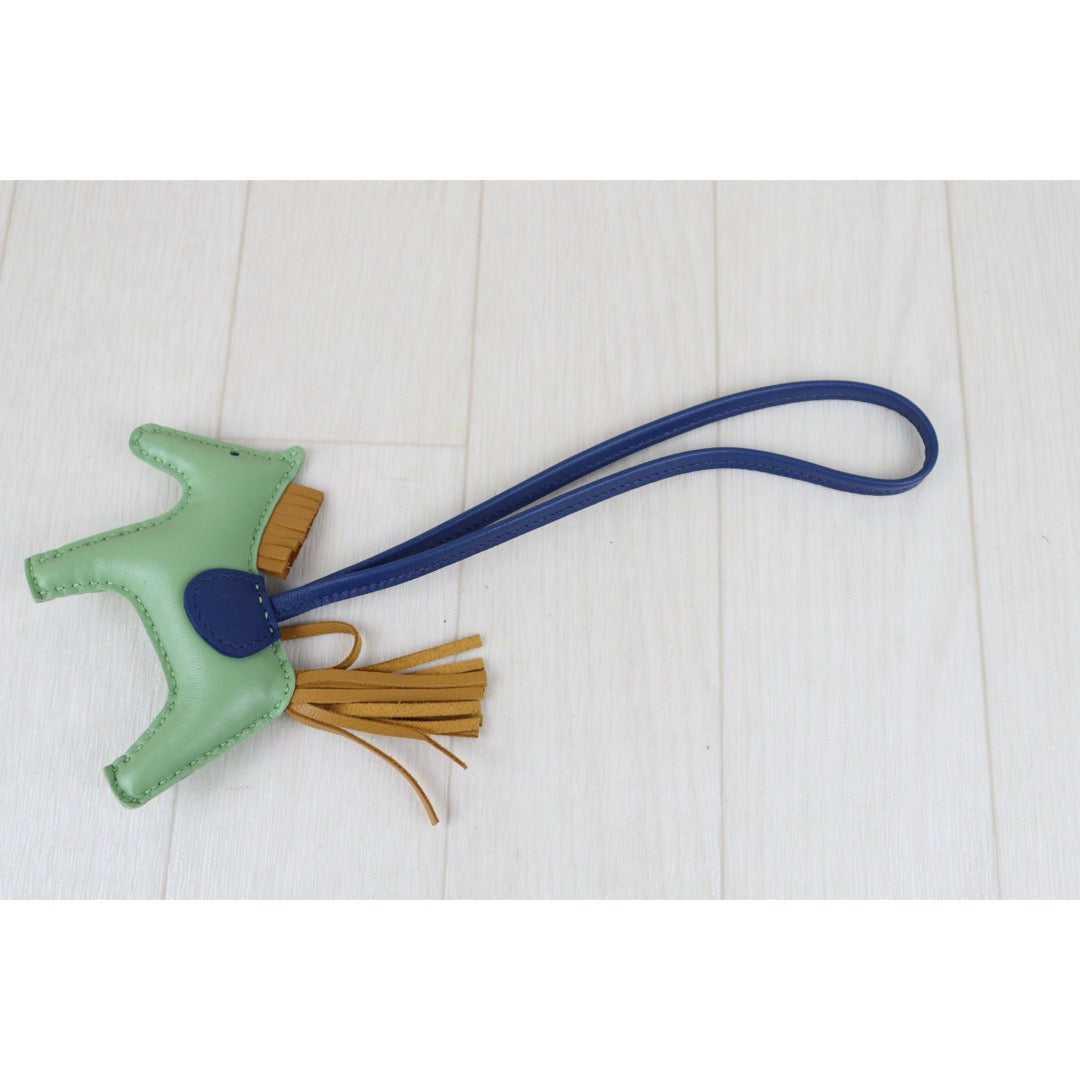 Excellent（Rank SA)｜ HERMES Rodeo PM Bag Charm Green｜H25081806