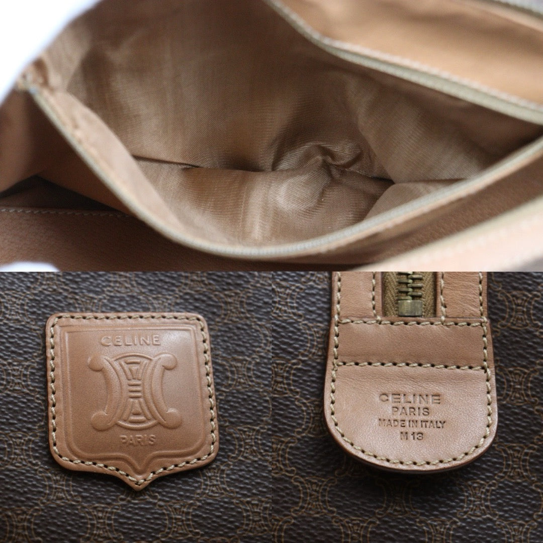 Include Entrupy Certificate of Authenticity｜Good ( Rank AB)｜CELINE Macadam Poston 25  Hand Bag ｜26031904