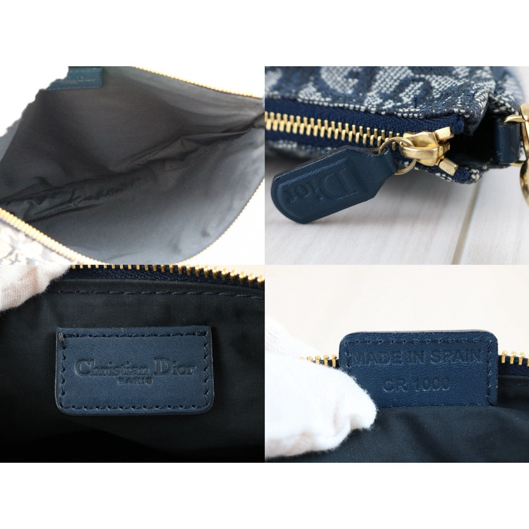 Good ( Rank AB) ｜ Dior Trotter Saddle Clutch Hand Pouch ｜S24101102