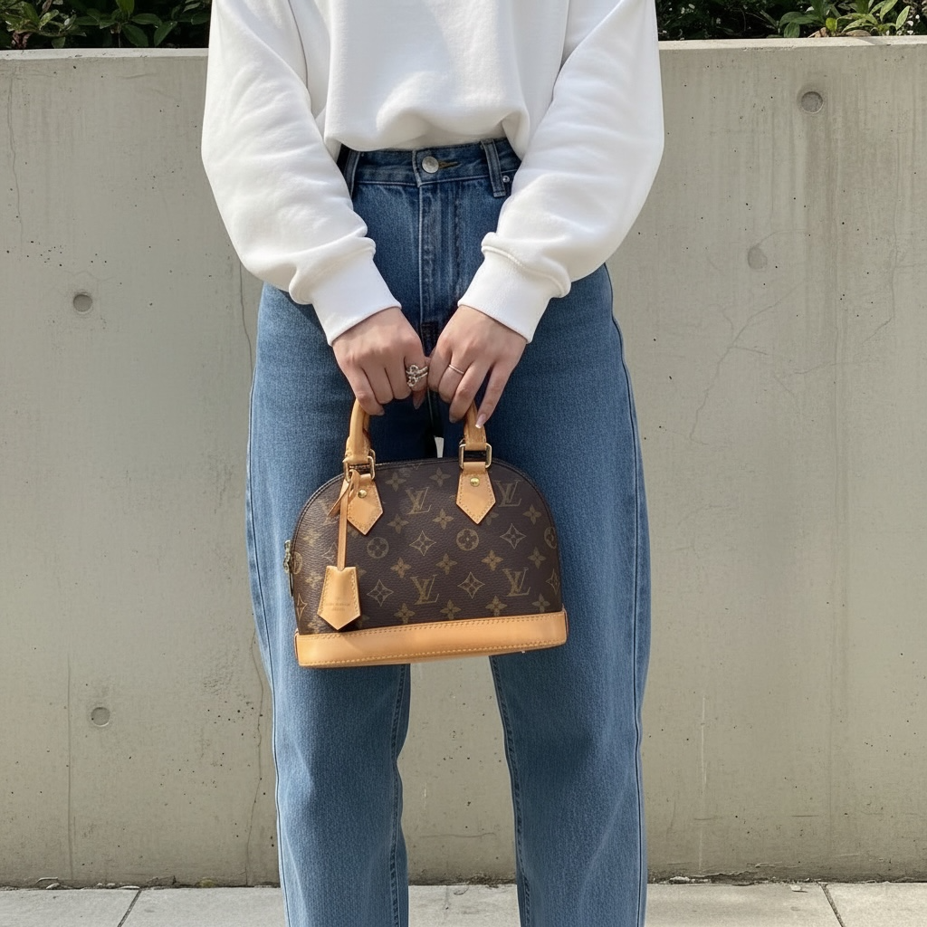 Include Entrupy Certificate of Authenticity｜Good ( Rank AB)｜Louis Vuitton Monogram Alma BB HandBag Shoulder Bag IC Chips Model｜S26040804