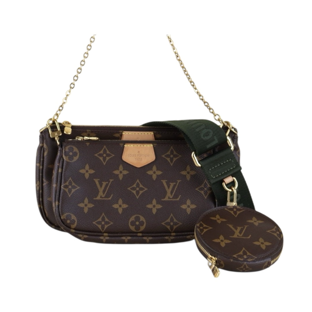 Include Entrupy Certificate of Authenticity｜Very Good ( Rank A)｜Louis Vuitton Monogram Multiti Pochette Accessoire  IC Chips Model ｜S26030810