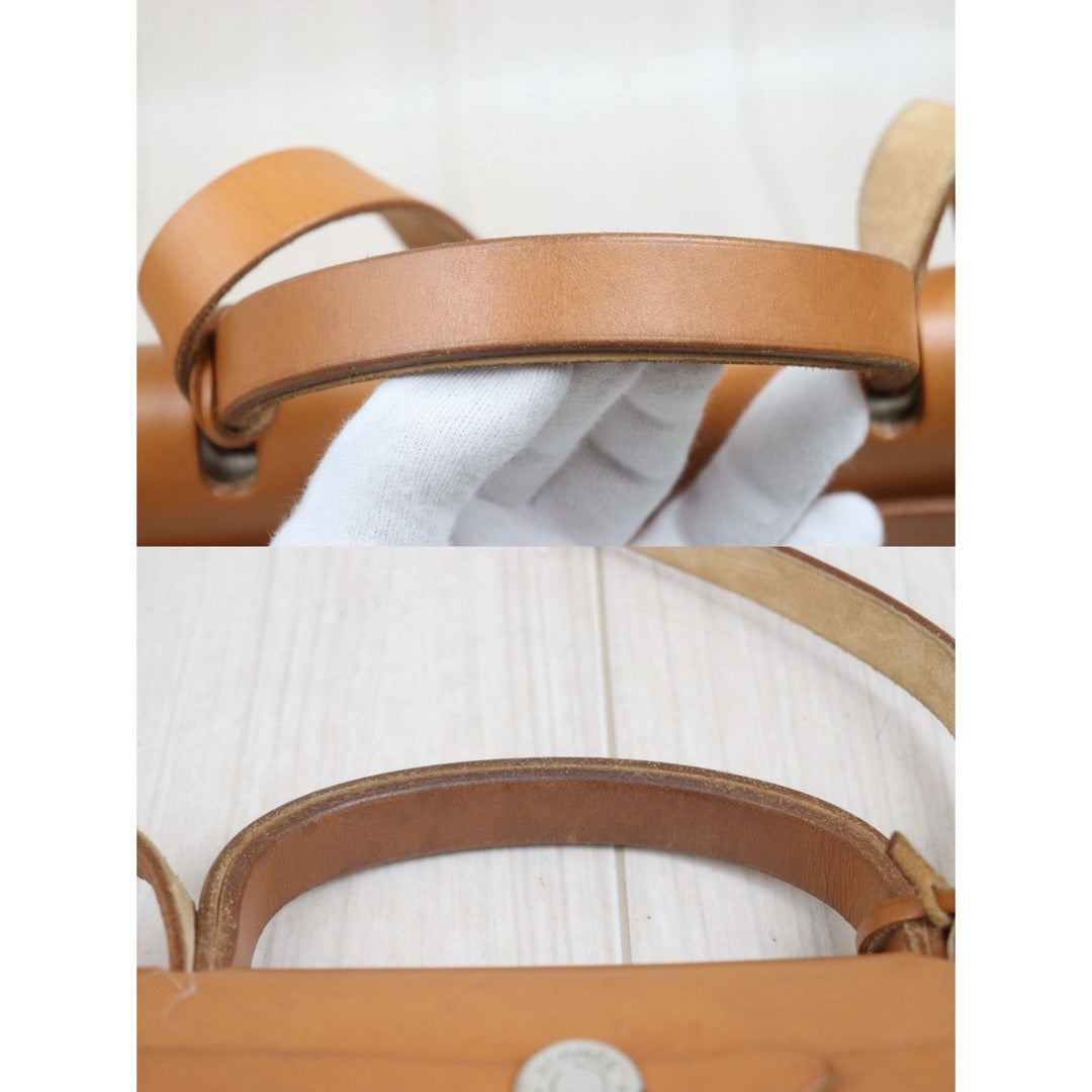 Include Entrupy Certificate of Authenticity｜Good ( Rank AB) ｜ HERMES Herbag PM Shoulder Bag □D Stamp Made In 2000Year｜26062918