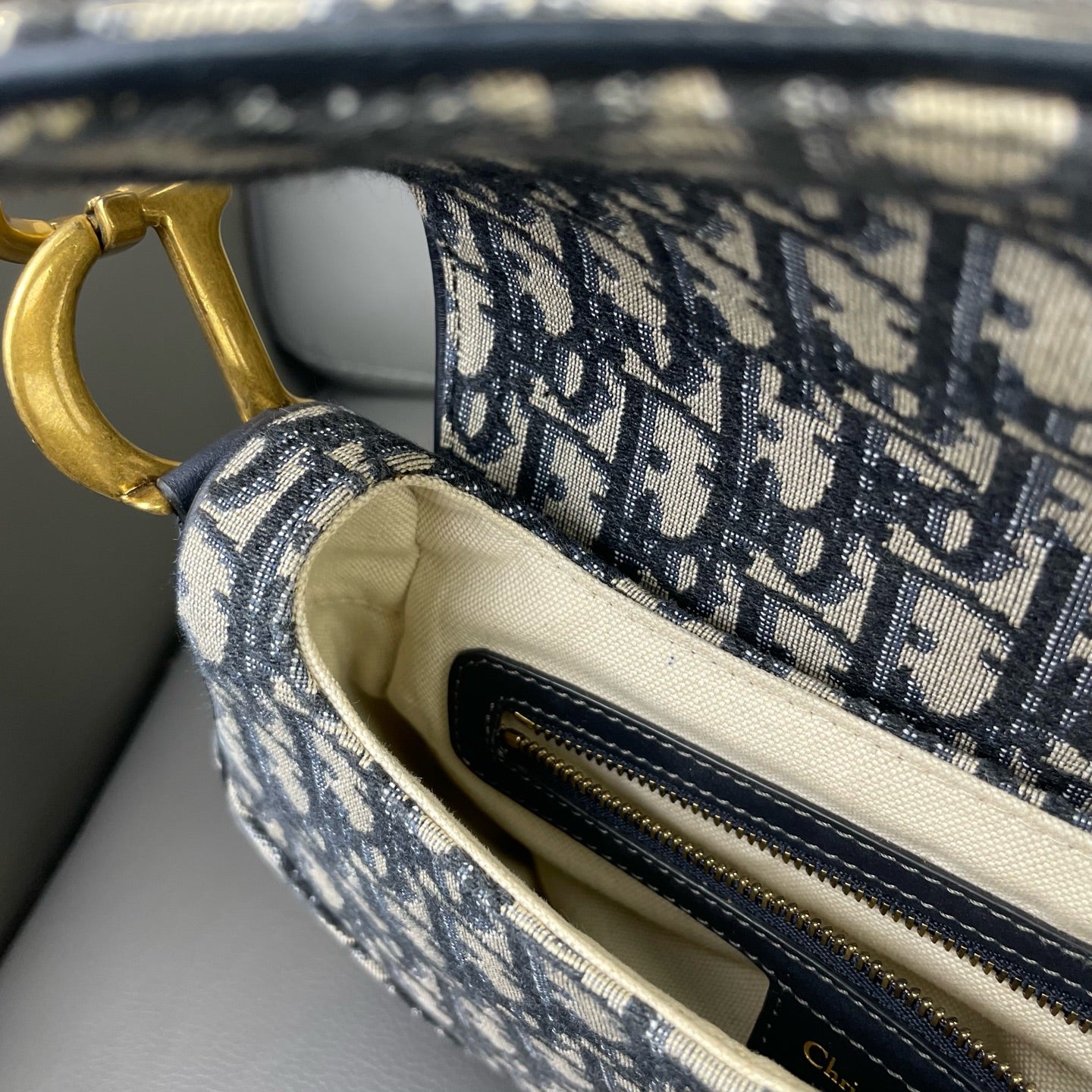 Very Good ( Rank A)｜Dior Trotter Saddle Shoulder Bag Medium