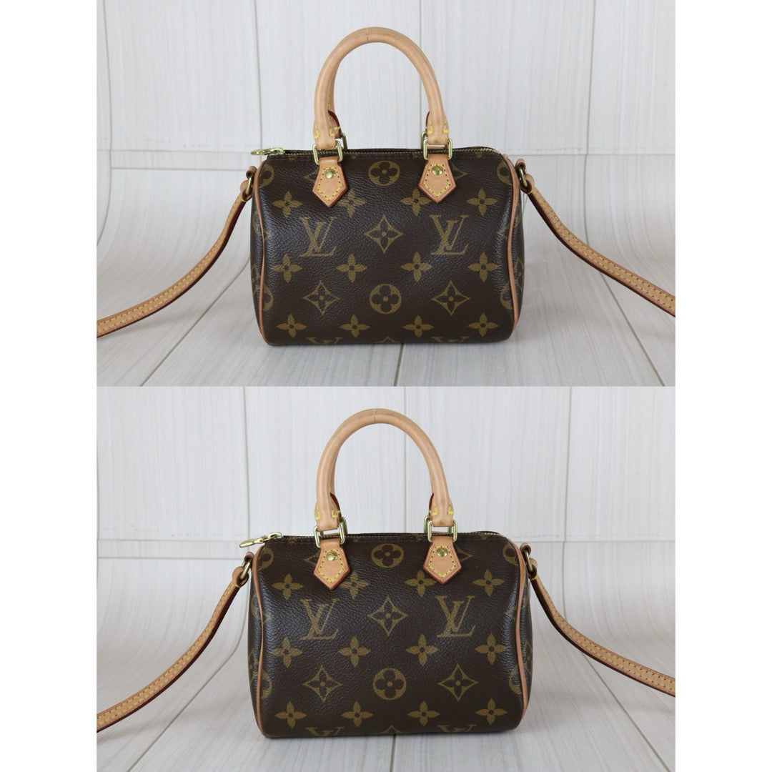 Good ( Rank AB)｜LV Monogram Nano Speedy  Shoulder Bag｜X25101803