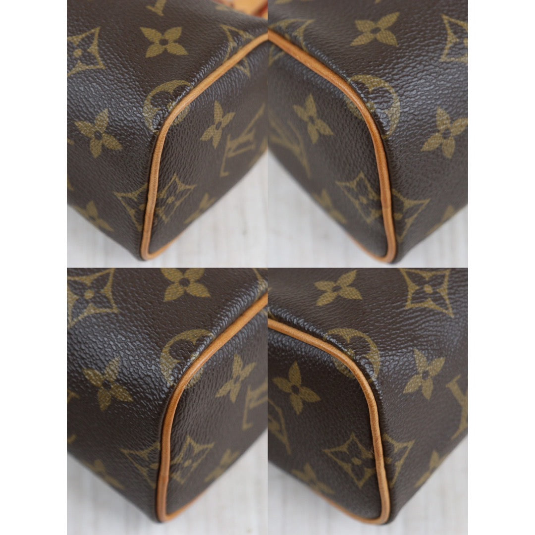 Rank A ｜ LV Monogram Mini Speedy Handbag With Shoulder Strap｜23121408