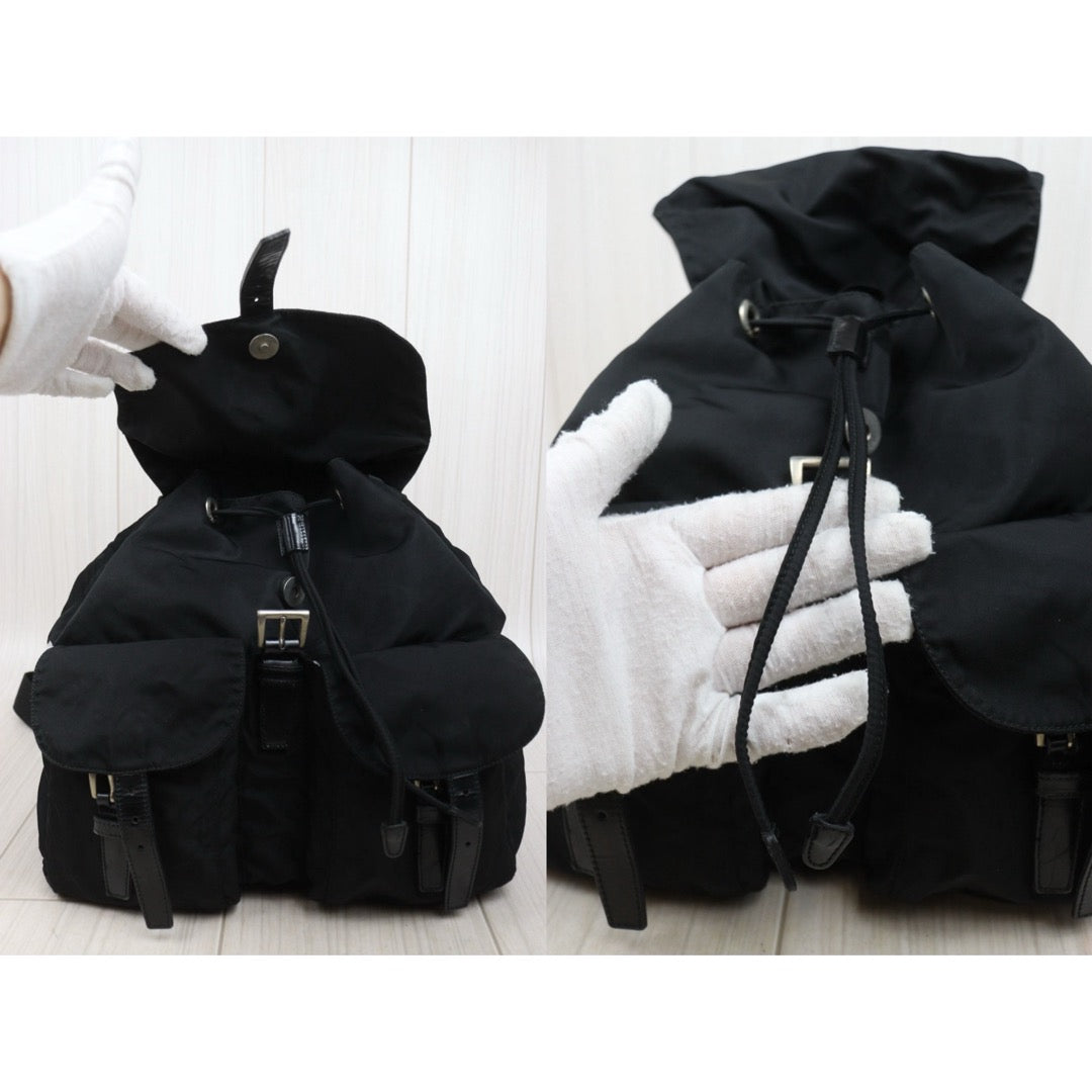 Good ( Rank AB)｜Prada Nylon Backpack Medium Black｜25122524