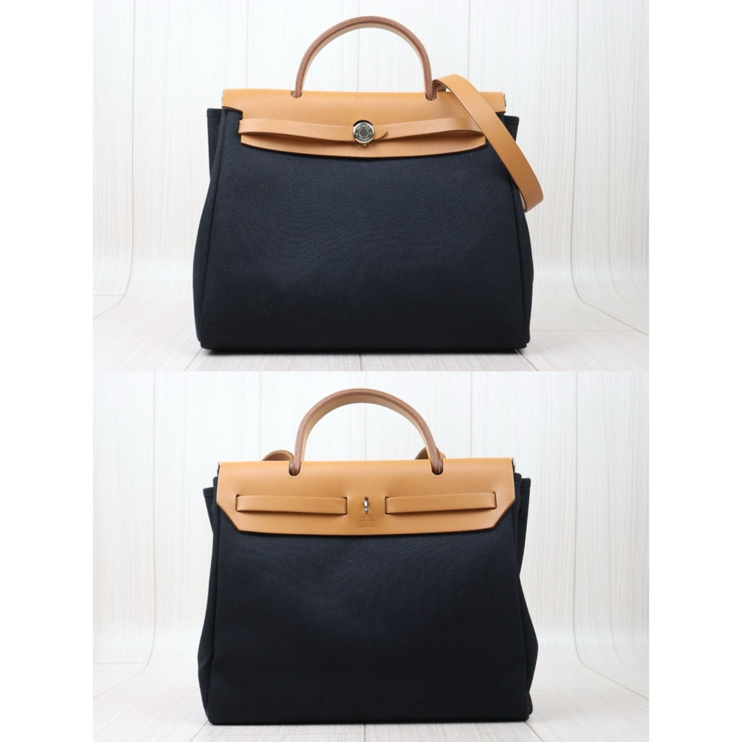 Rank A ｜ HERMES Herbag PM □H Shoulder Bag  ｜24052101