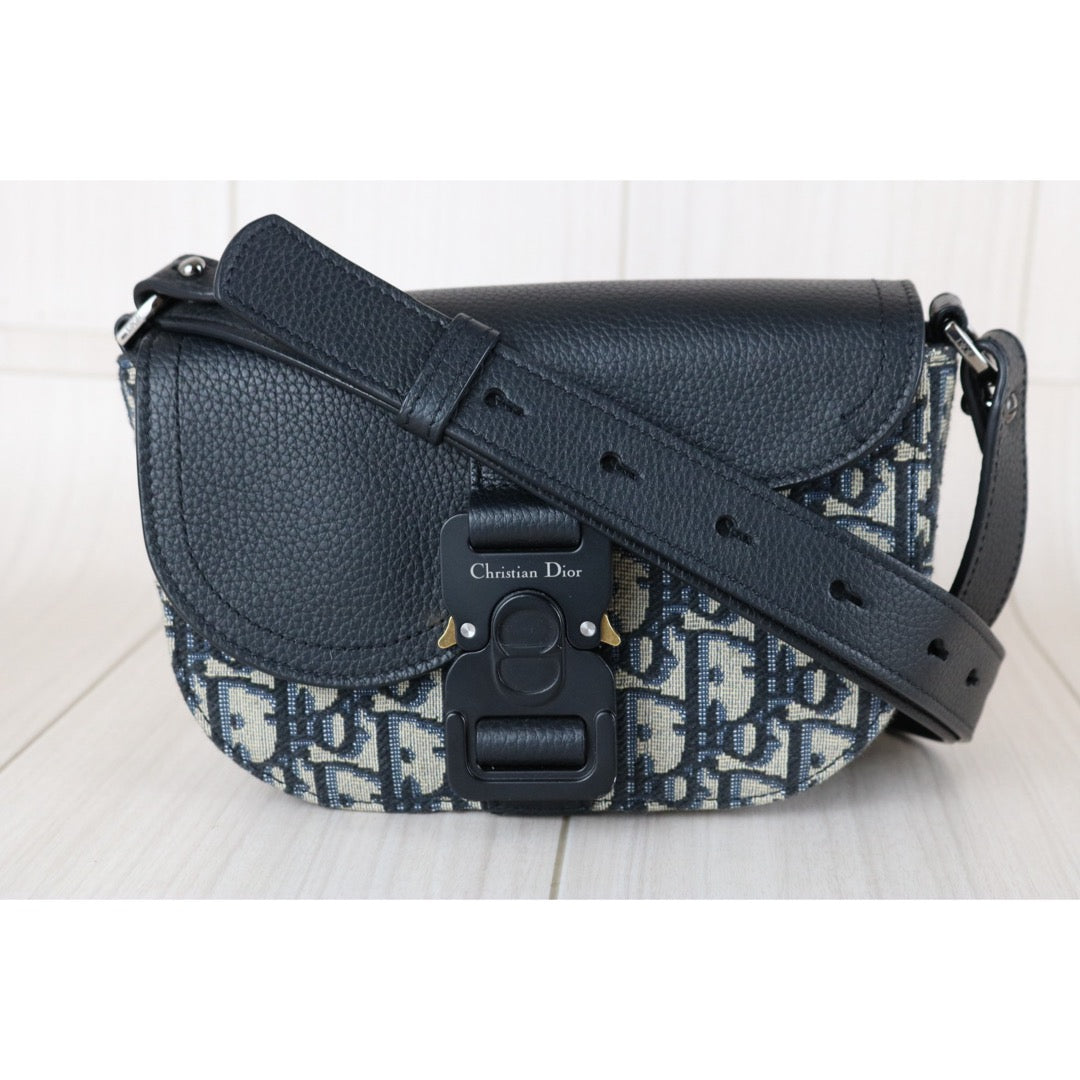 Very Good ( Rank A)｜   Dior Trotter Obilque Jacquard Mini Saddle Shoulder Bag ｜S25112904