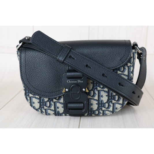 Very Good ( Rank A)｜   Dior Trotter Obilque Jacquard Mini Saddle Shoulder Bag ｜S25112904