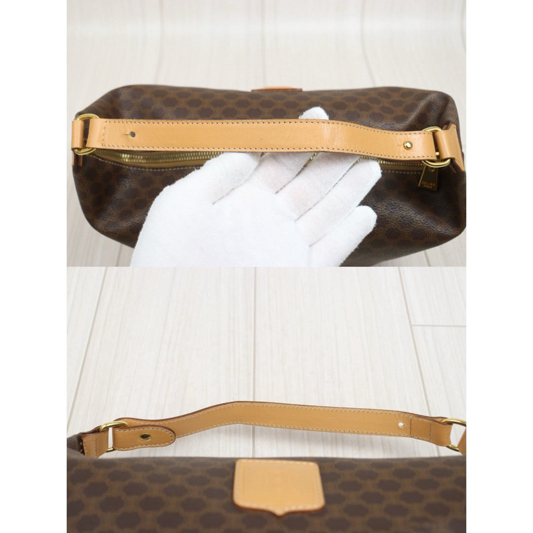 Include Entrupy Certificate of Authenticity｜Very Good ( Rank A)｜ CELINE Macadam Walking Handbag ｜26061205