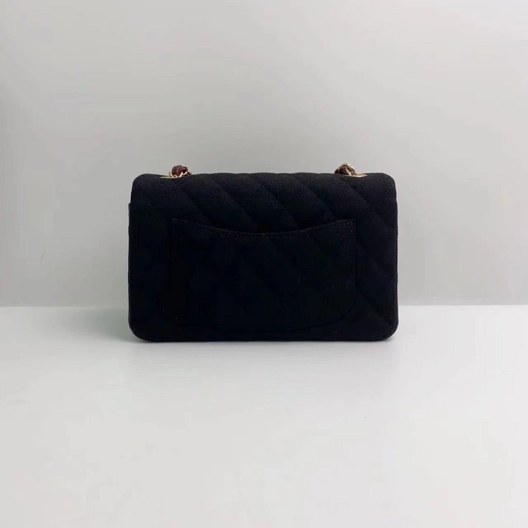 Rank A｜ CHANEL Campus Matrasse  Single Flap 23 Badge Black｜230647