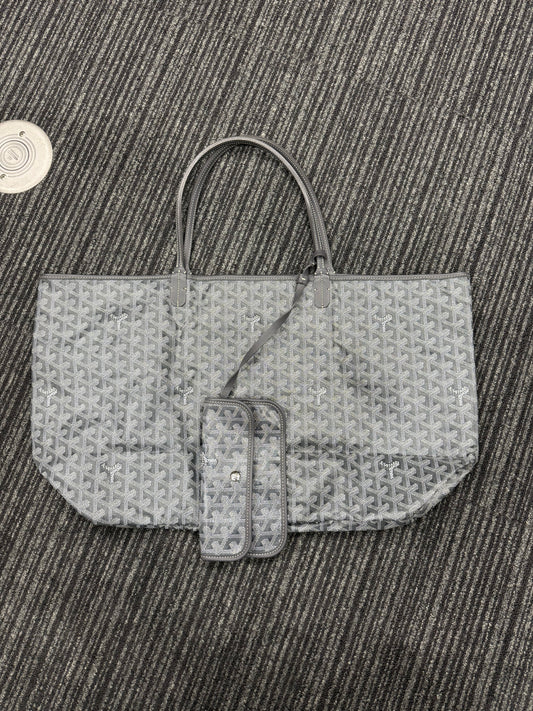 First installment 1/3｜Good ( Rank AB)｜ Goyard Saint-Louis GM Tote Bag Grey｜S24111213