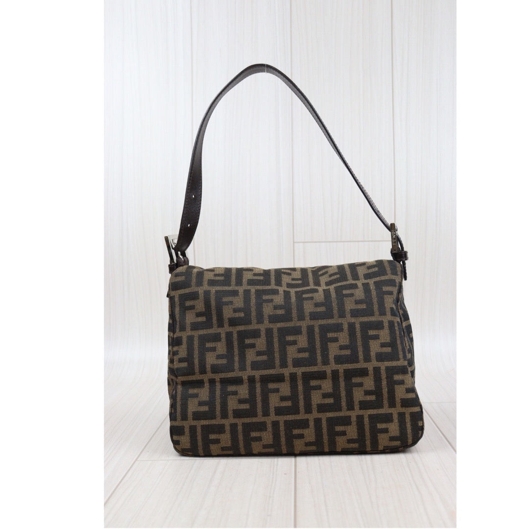 Rank A｜ FENDI Zucca Mamma Shoulder Bag ｜24031210