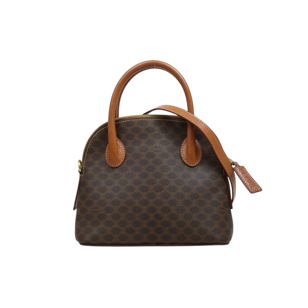 Include Entrupy Certificate of Authenticity｜Good ( Rank AB) ｜CELINE Macadam Handbag Shoulder Bag  ｜26062915