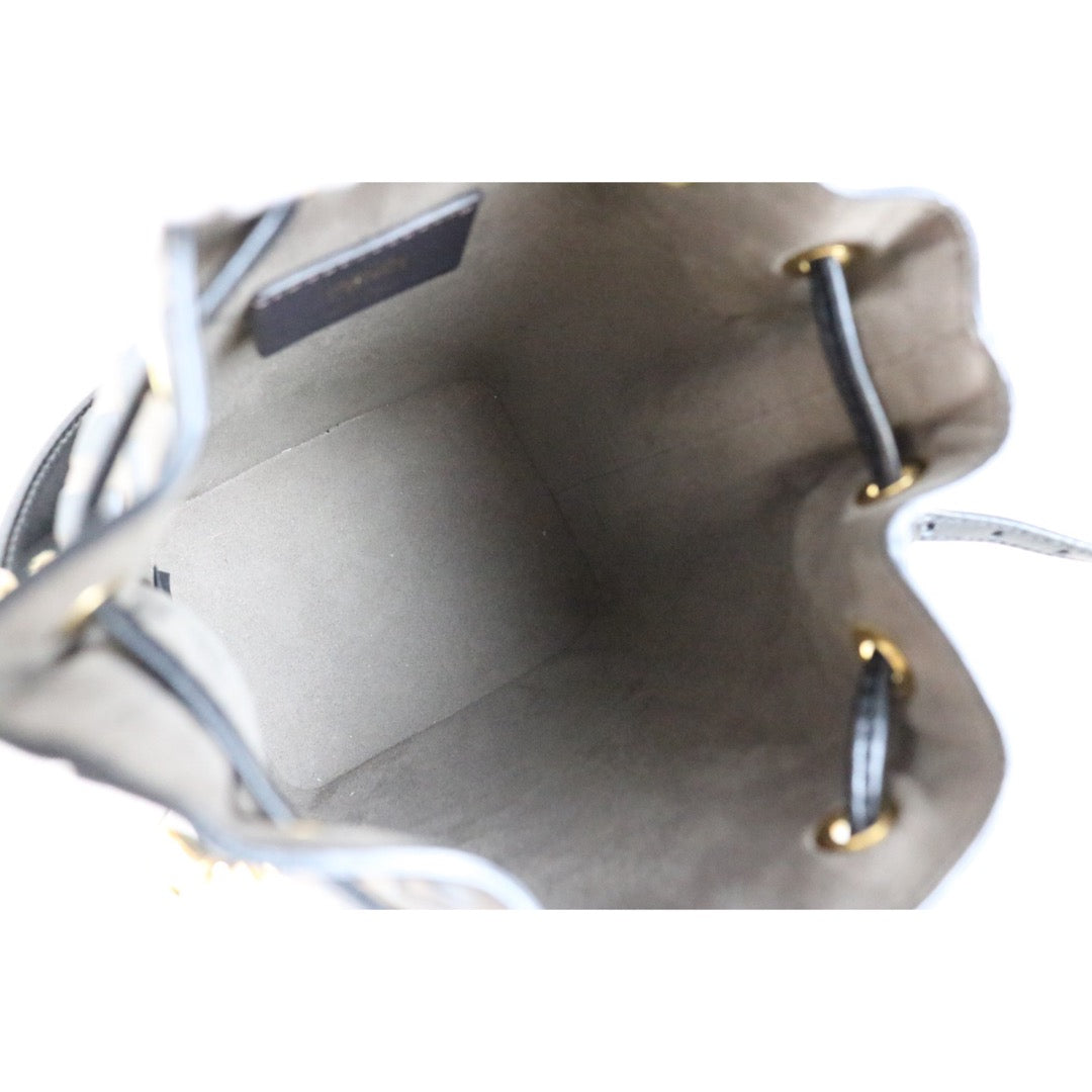 Very Good ( Rank A)｜ FENDI Zucca Calf Leather Mini Mon Tresor Bucket bag Shoulder Bag Brown ｜S25112303