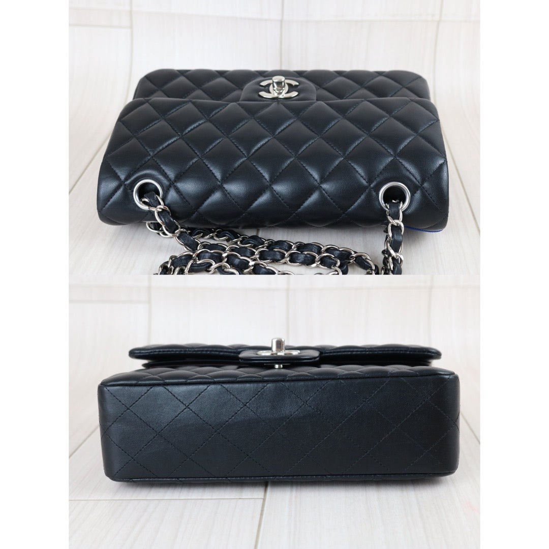 Include Entrupy Certificate of Authenticity｜Very Good ( Rank A)｜ CHANEL Lamb Skin Matrasse Chain Double Flap 23 Shoulder Bag  Black Made In 2020-2021 Year｜S26090748