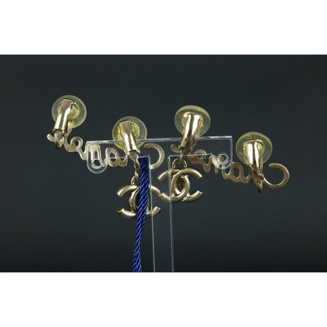 Very Good ( Rank A)｜CHANEL Vintage  Gold Plating Ear Caffs｜W25081406