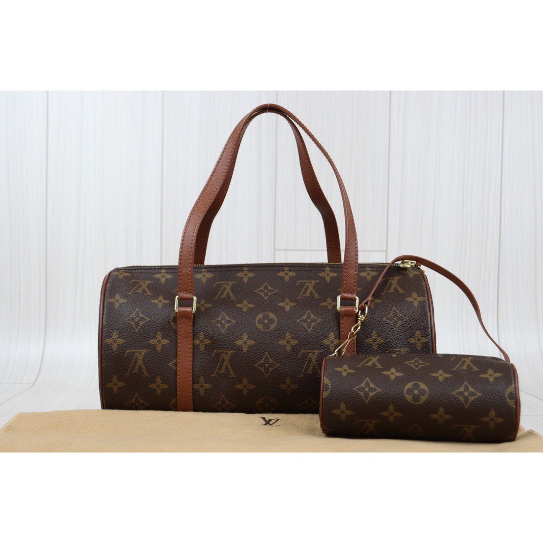 Rank A ｜ LV Monogram Papillon 30 Handbag ｜Q24020712