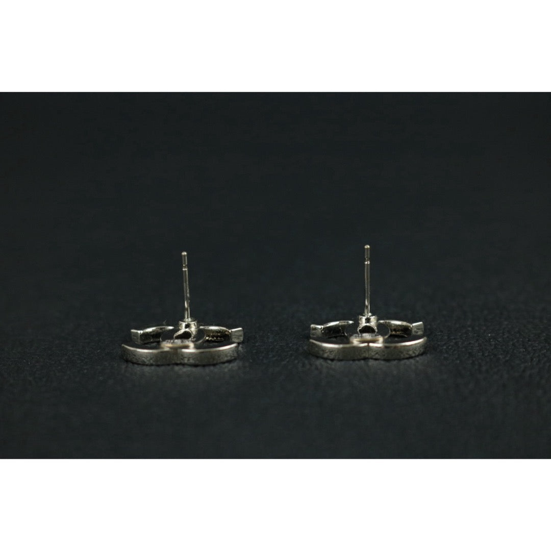 Include Authentic Detective Certificate of Authenticity｜Very Good ( Rank A) ｜CHANEL A14V COCO Mark  Rhinestone Earrings Made In 2014Year｜S26061003