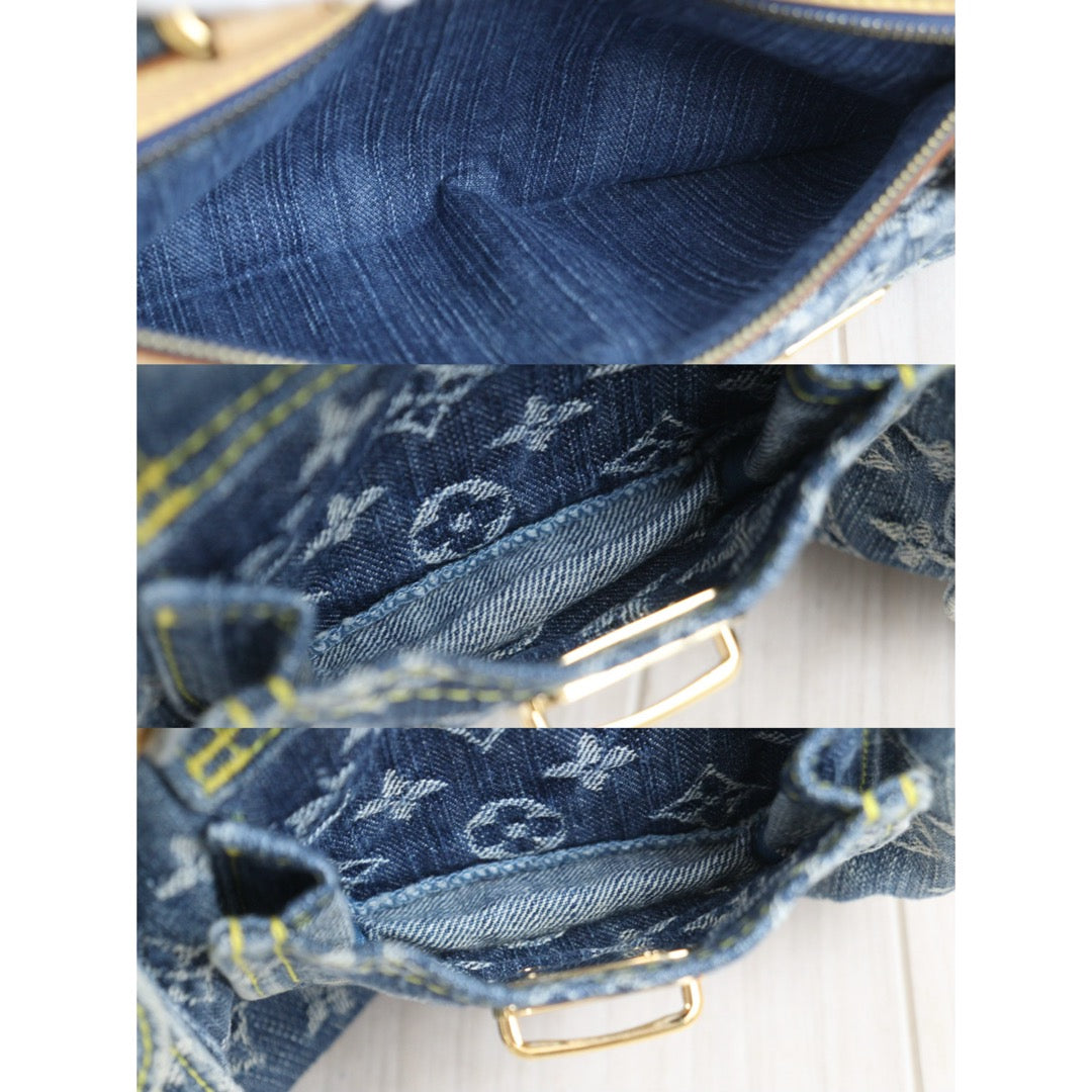 Good ( Rank AB)｜  LV Monogram Denim Hand Bag｜V25092513